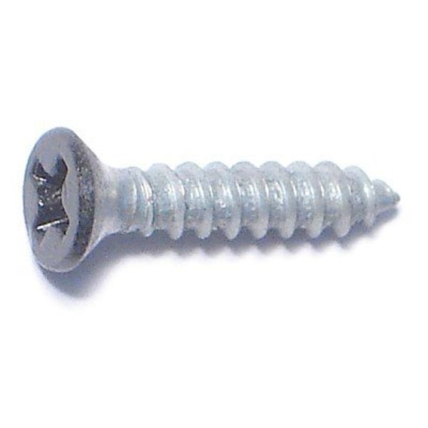 Midwest Fastener Wood Screw, #5, 5/8 in, Black Steel Flat Head Phillips Drive, 50 PK 79342